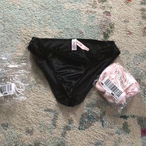 Stretch velvet Victoria’s Secret bikini panties bundle